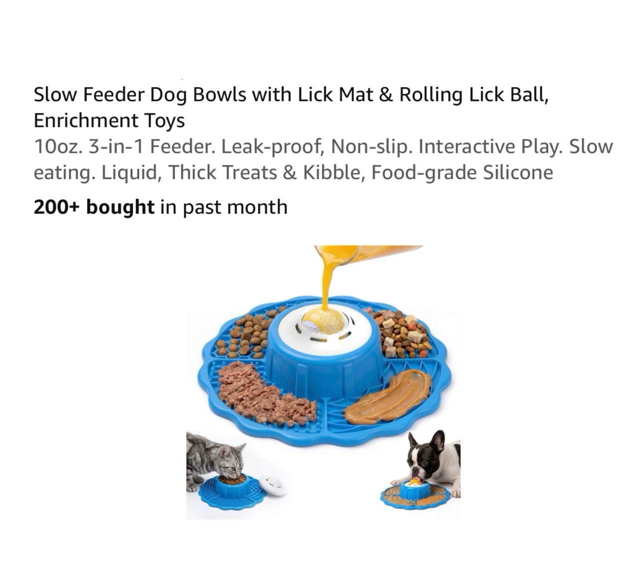 Brand new Slow Feeder Dog Bowls with Lick Mat