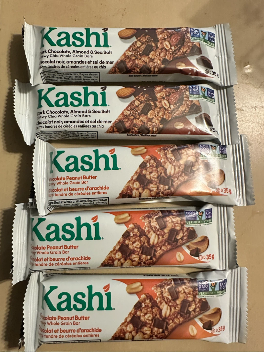 Kashi Chocolate Peanut Butter Chewy Whole Grain Bars (5 Pack) - photo 2