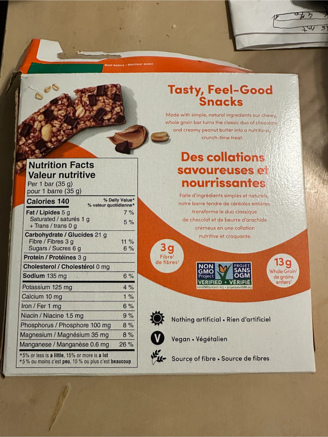 Kashi Chocolate Peanut Butter Chewy Whole Grain Bars (5 Pack) - photo 3