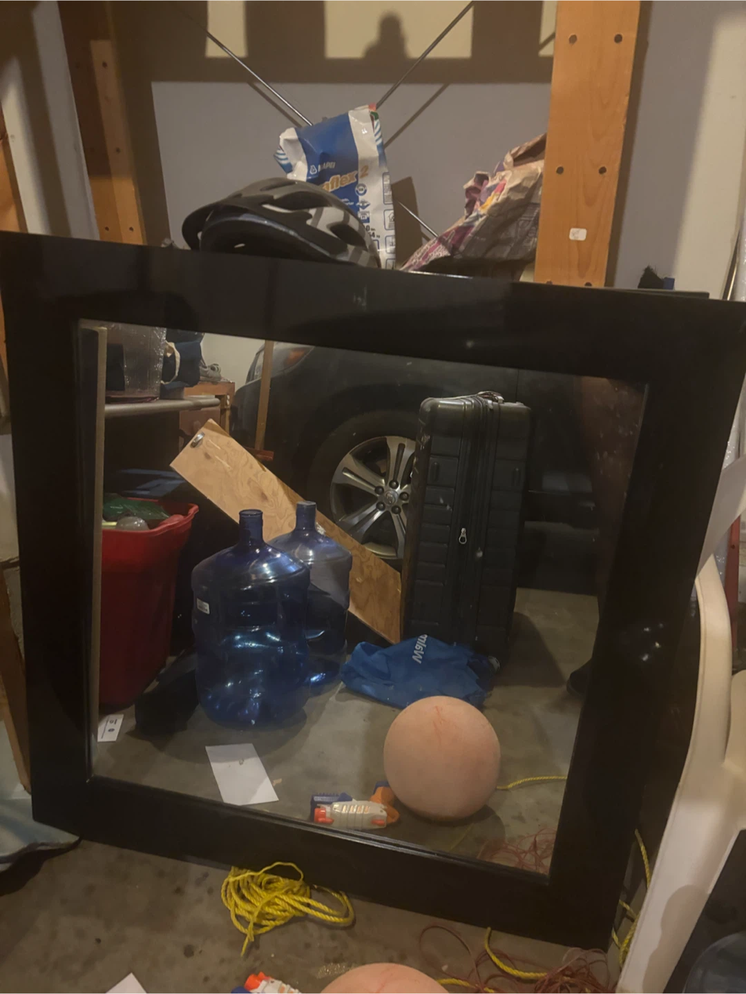 Black Framed Mirror