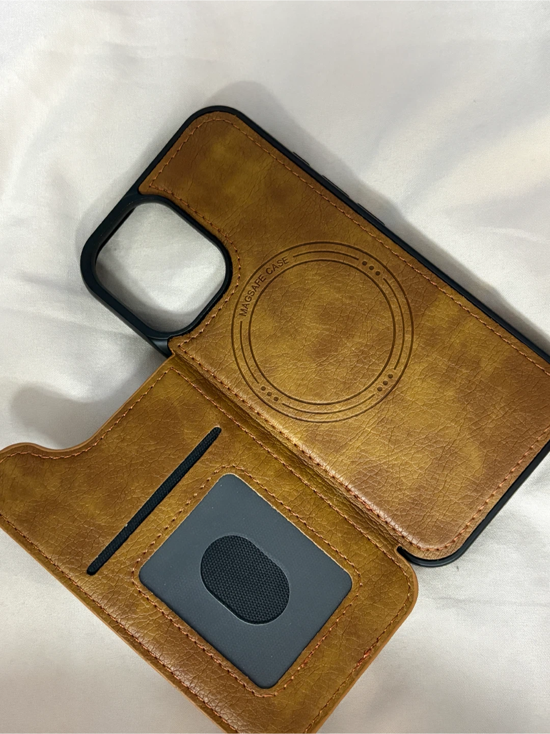 iPhone 16 Brown Leather Case ✨ - photo 2