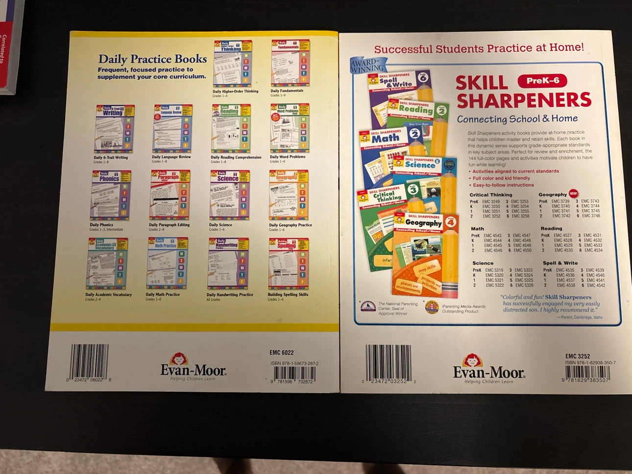 Evan-Moor Daily 6-Trait Writing & Skill Sharpeners Grade 2 Books - photo 2