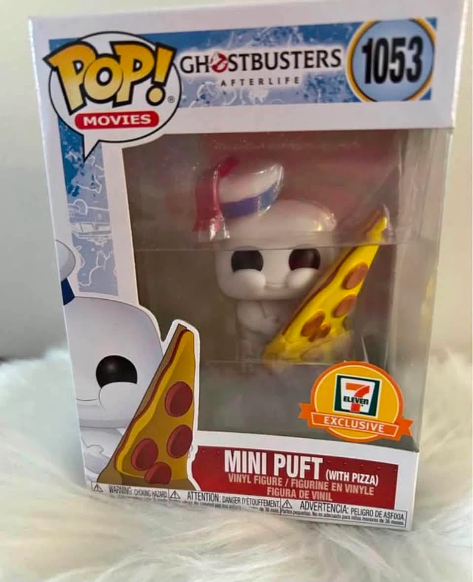 Funko Pop Ghostbusters. Mini Puft/pizza 7-11 exclusive, new