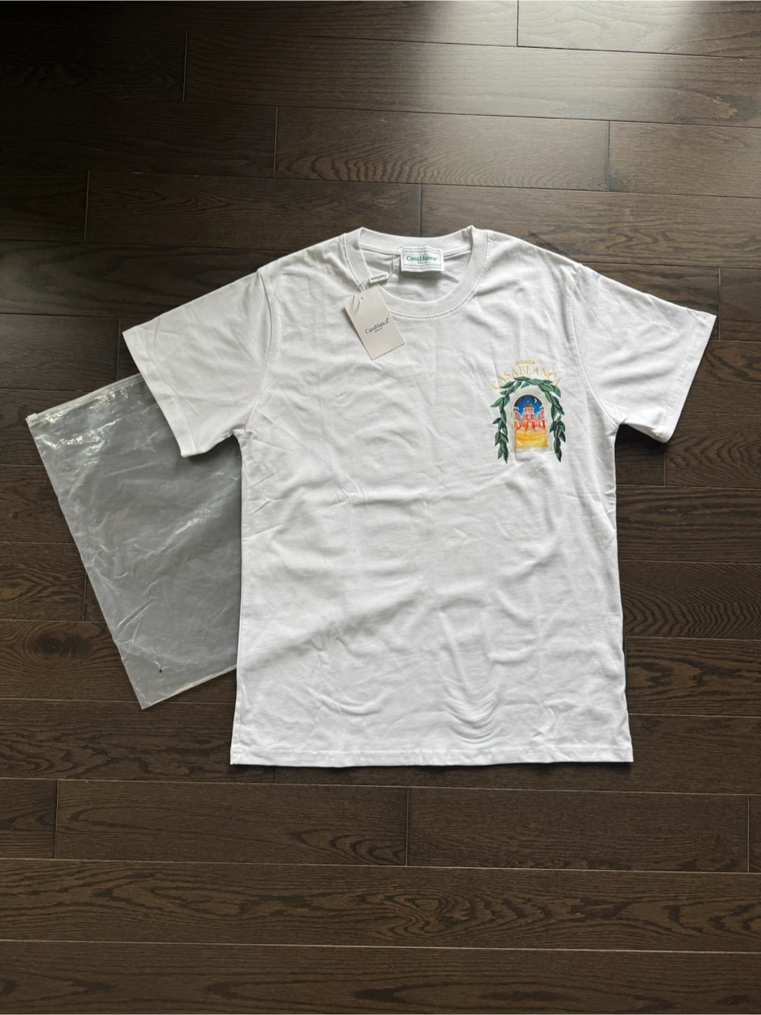 Casablanca "Avenida Casablanca" T-Shirt - White