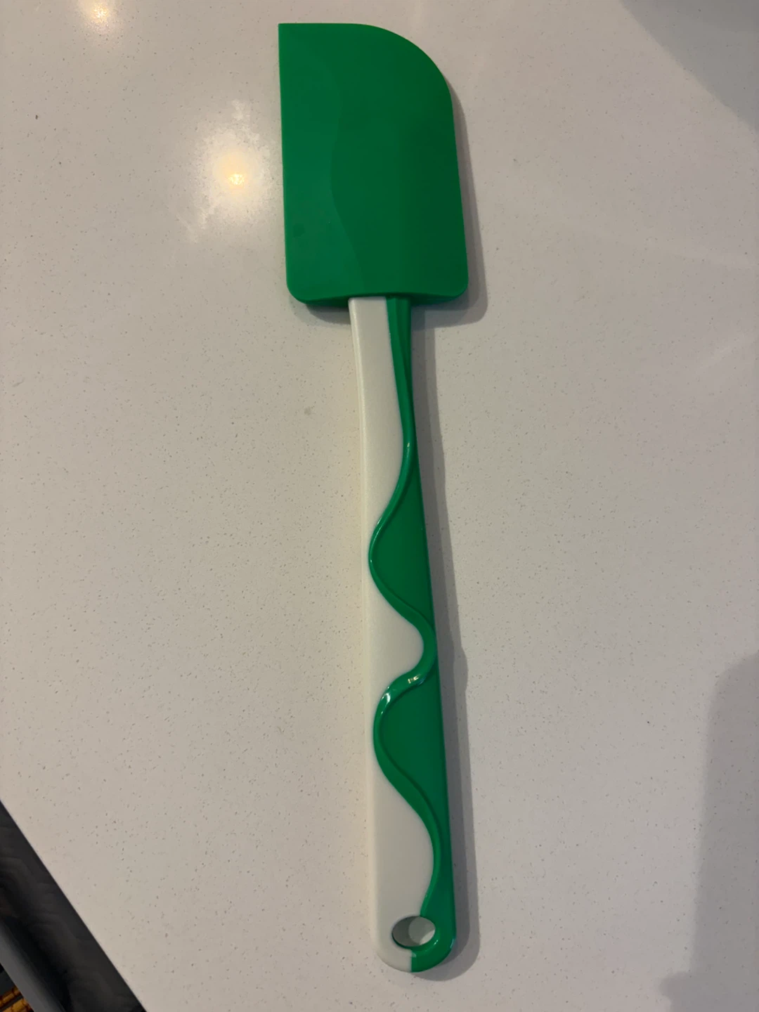 IKEA / Green and White Silicone Spatula
