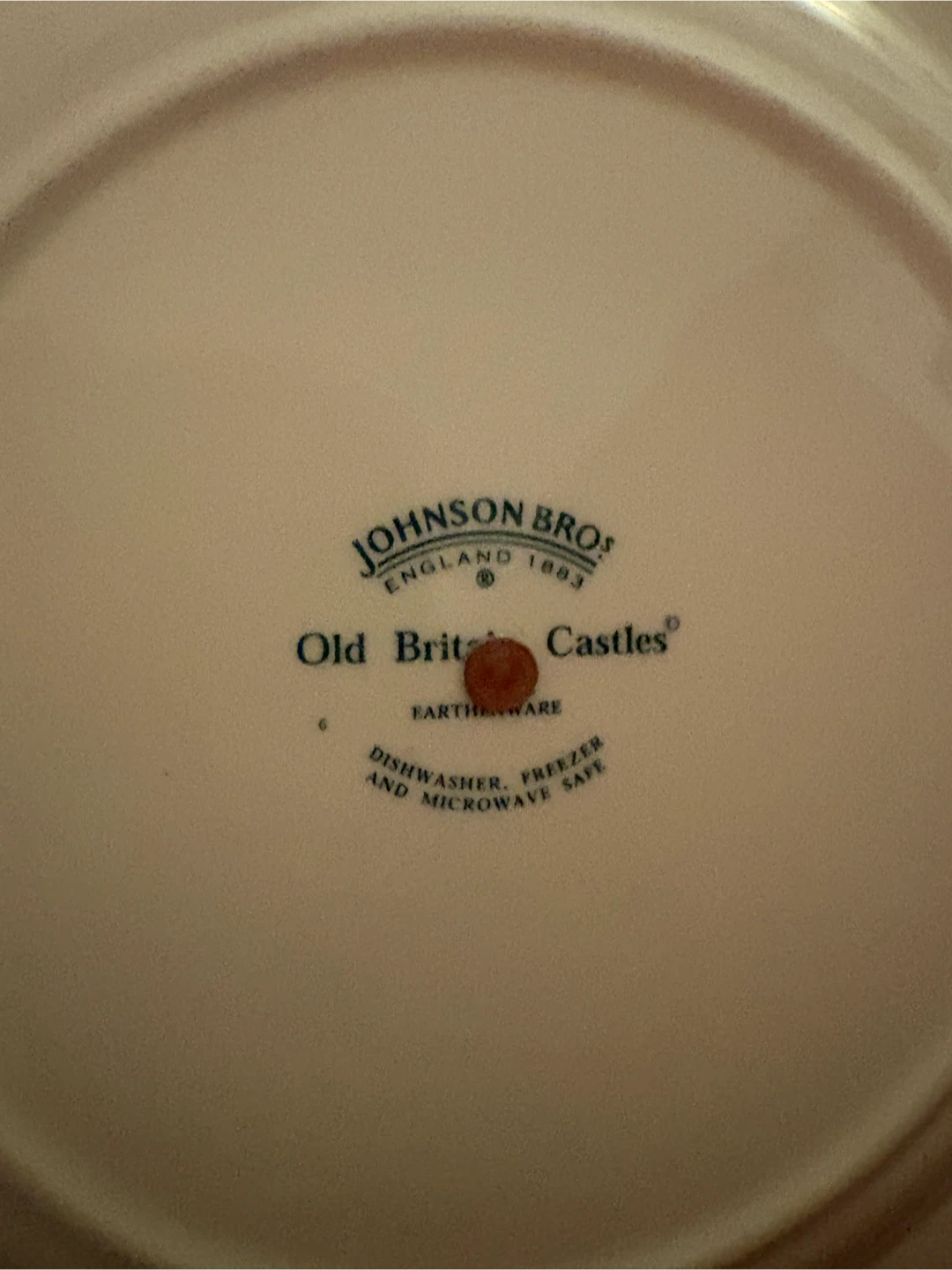 Johnson Bros Old Britain Castles Pink Transferware Tiered Tray - photo 2