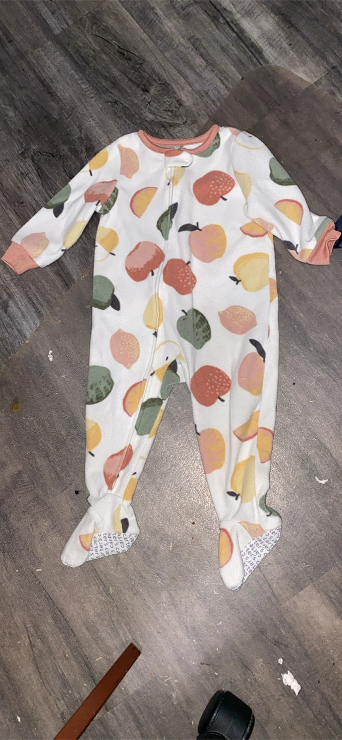 Carter's Baby Sleepsuit 12m Fruit Print