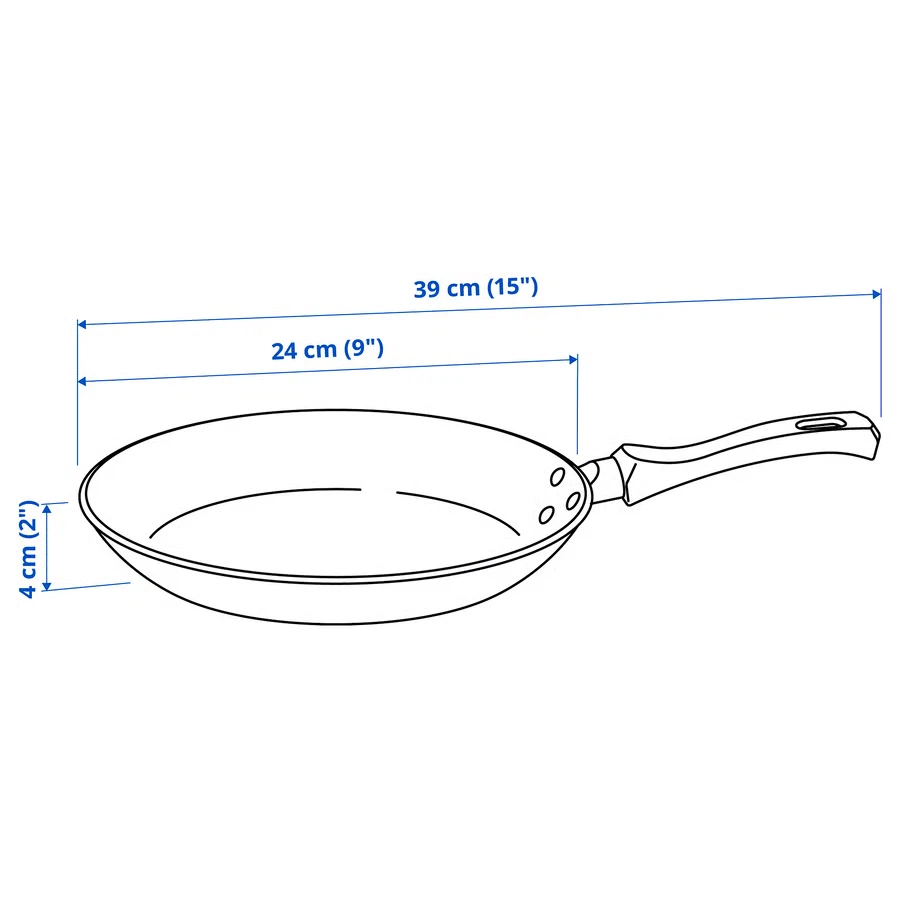 IKEA / 24cm Black Mini Frying Pan(Pickup from 8/20〜8/31) - photo 2