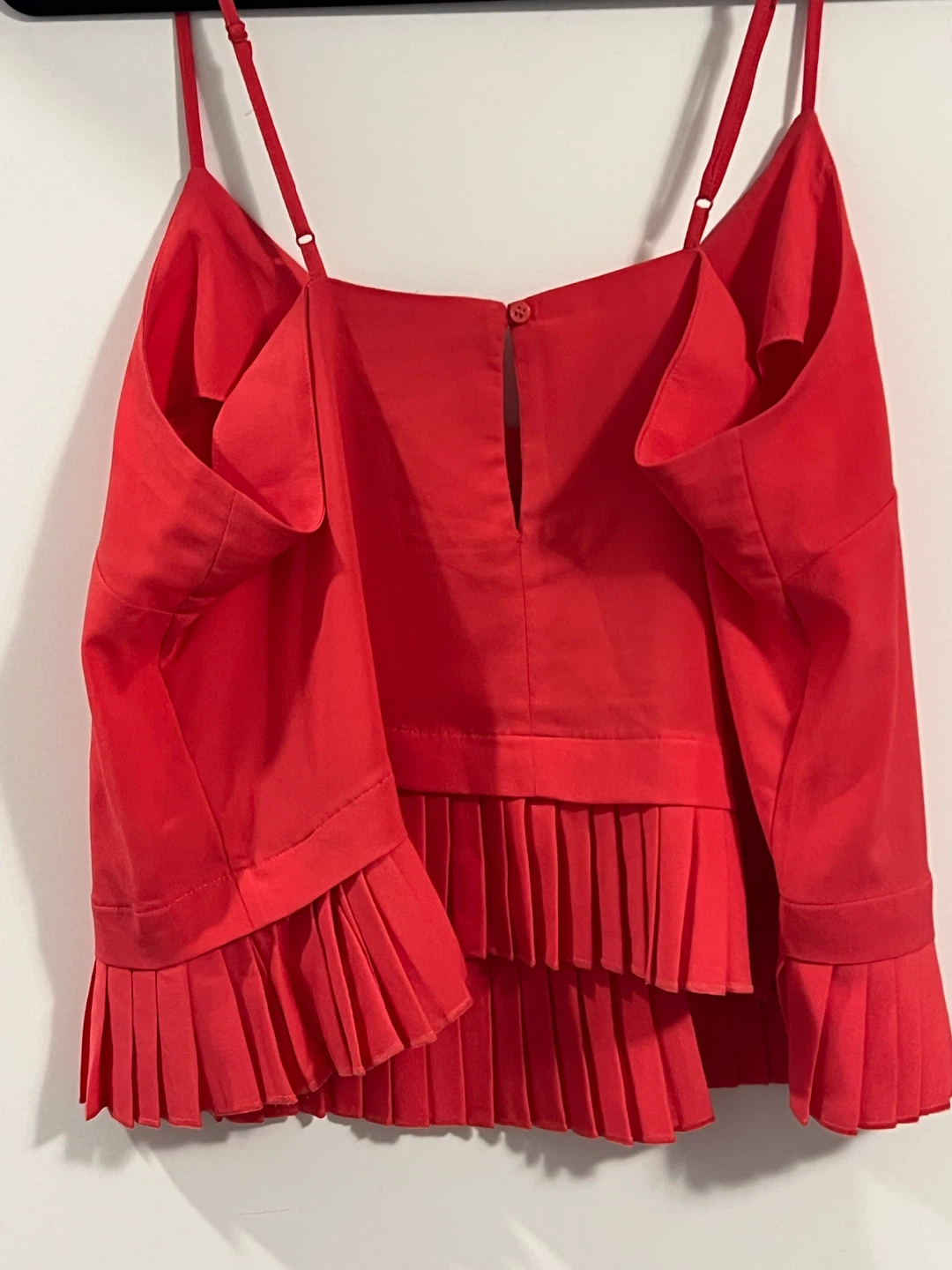 French Connection Red Pleated Cami Top - photo 3
