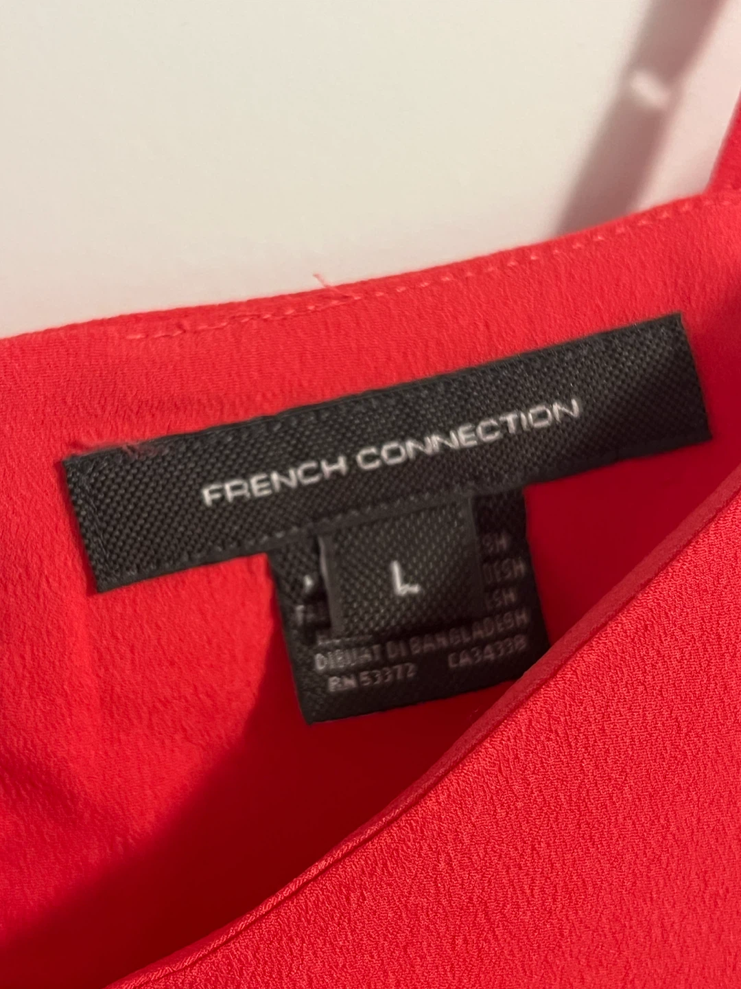French Connection Red Pleated Cami Top - photo 4