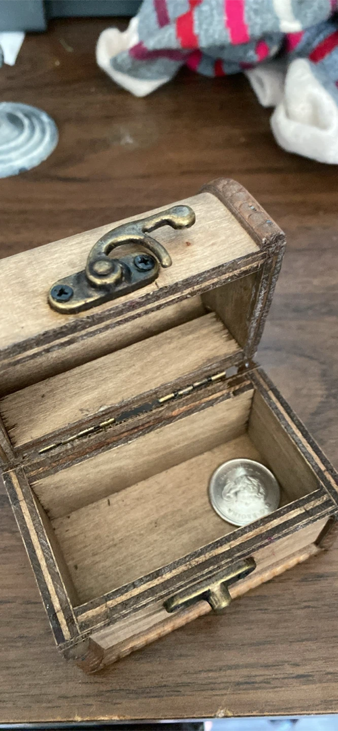 Louisville Mega Tavern Wooden Treasure Chest Coin Bank