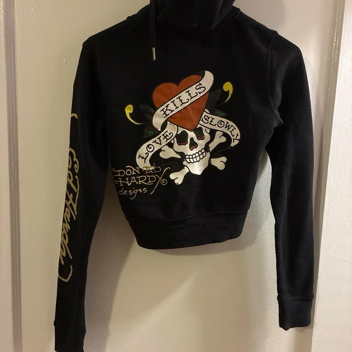 Ed Hardy Black Zip-Up Hoodie - photo 3