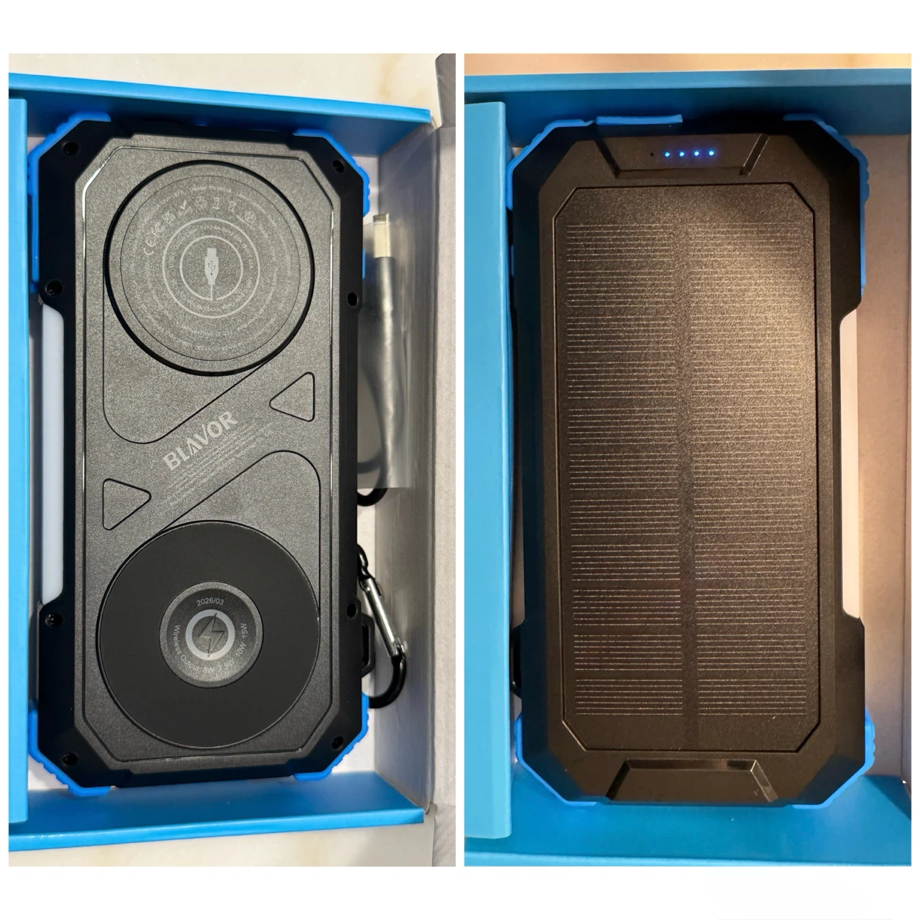 Brand new Solar Charger Power Bank Built-in Retractable - photo 2