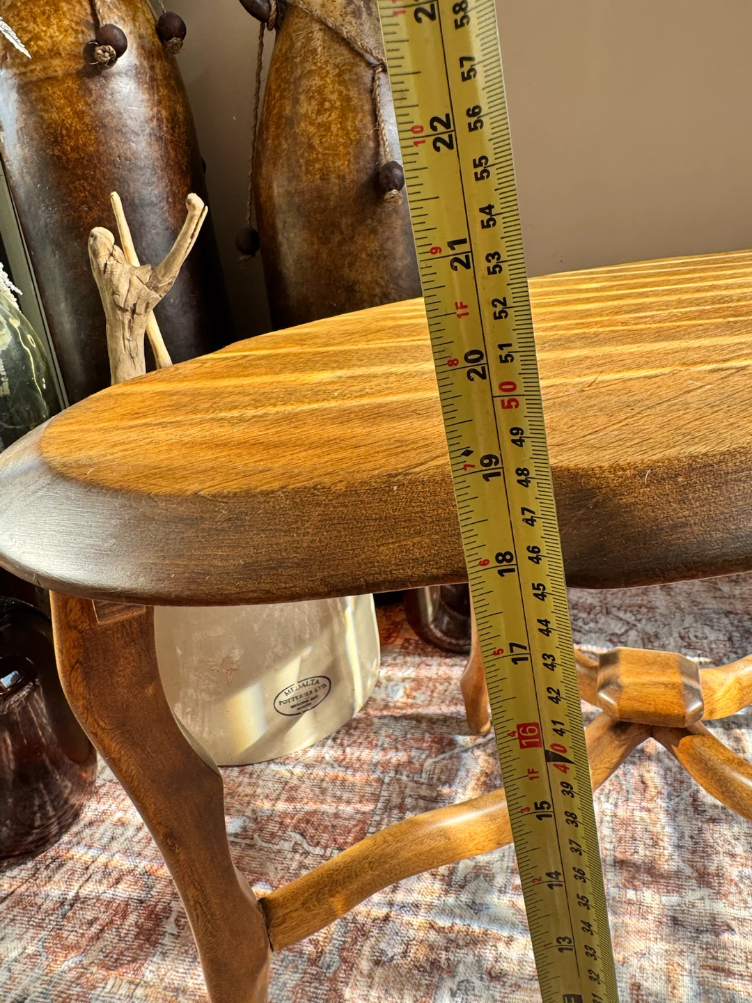 Vintage Wooden Accent Table - photo 3