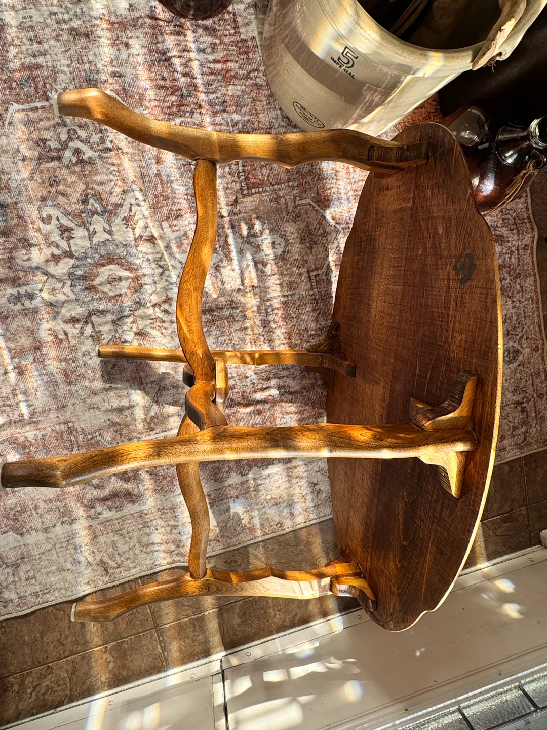 Vintage Wooden Accent Table - photo 4