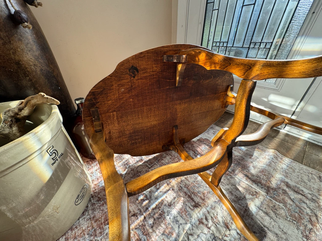 Vintage Wooden Accent Table - photo 5