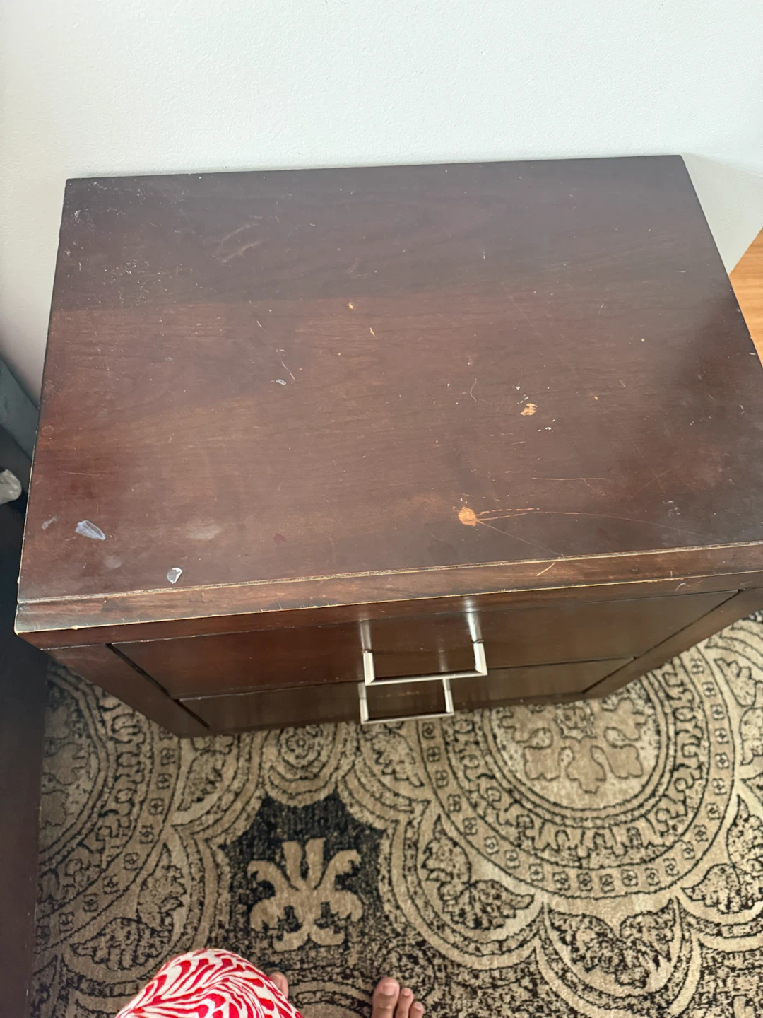 Wooden Dresser with Mirror - photo 3