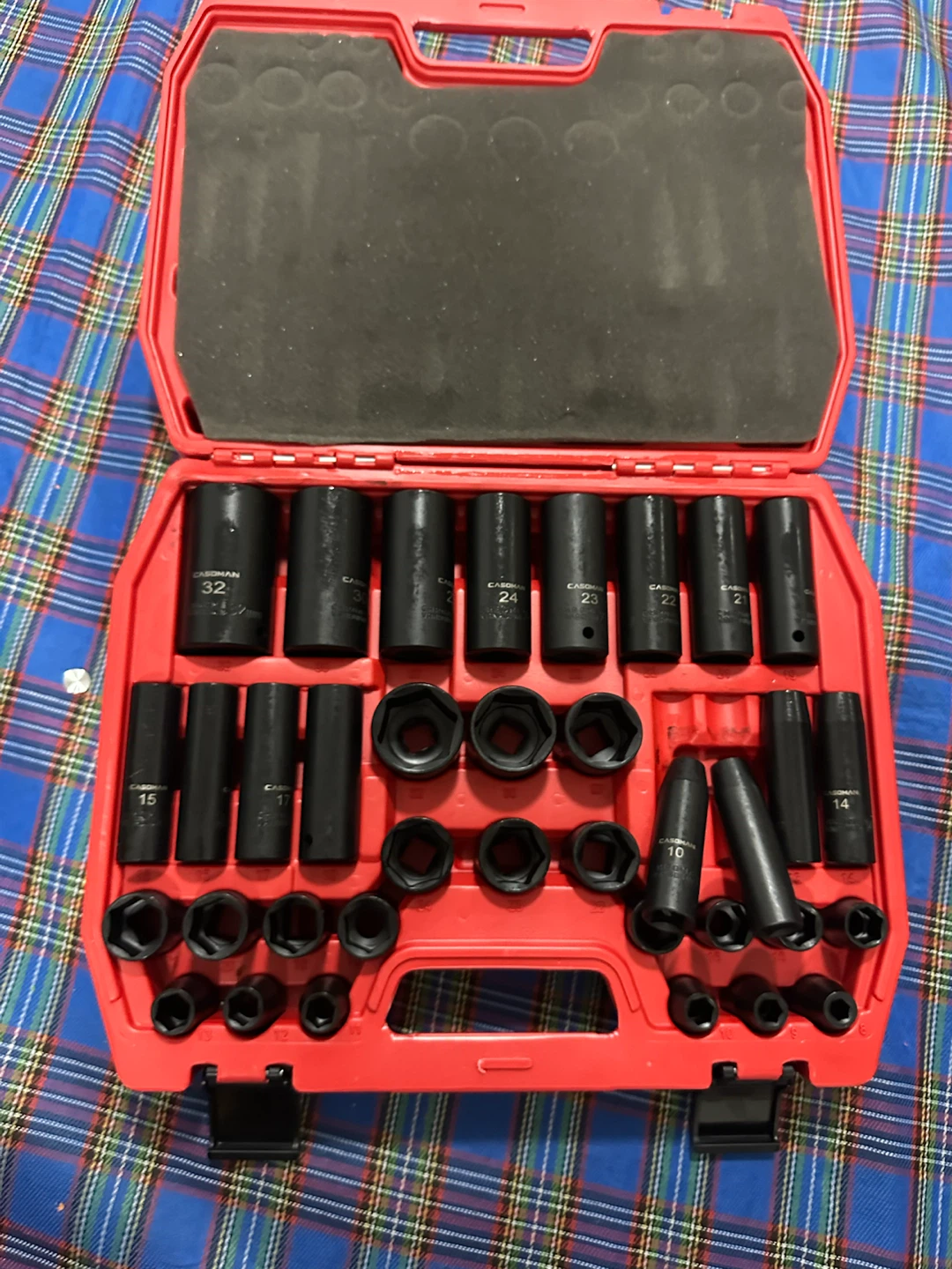 Impact Socket Set 36-Piece 1/2" Drive Deep and Shallow
