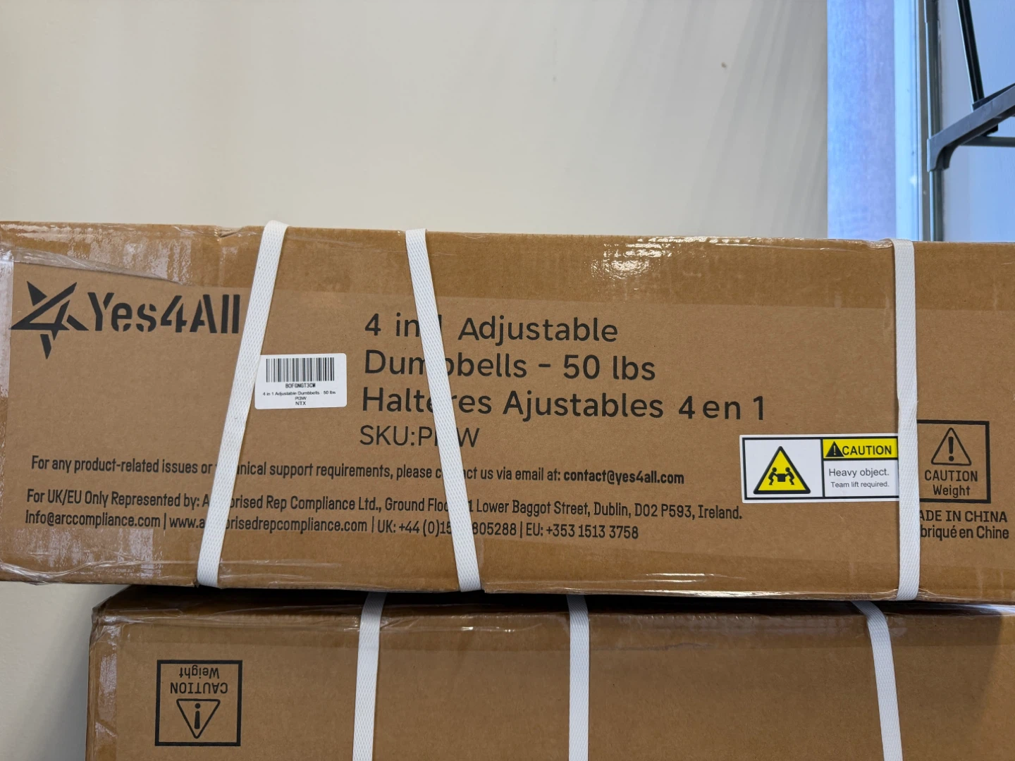 Yes4All 4-in-1 Adjustable Dumbbells - 50 lbs - photo 3