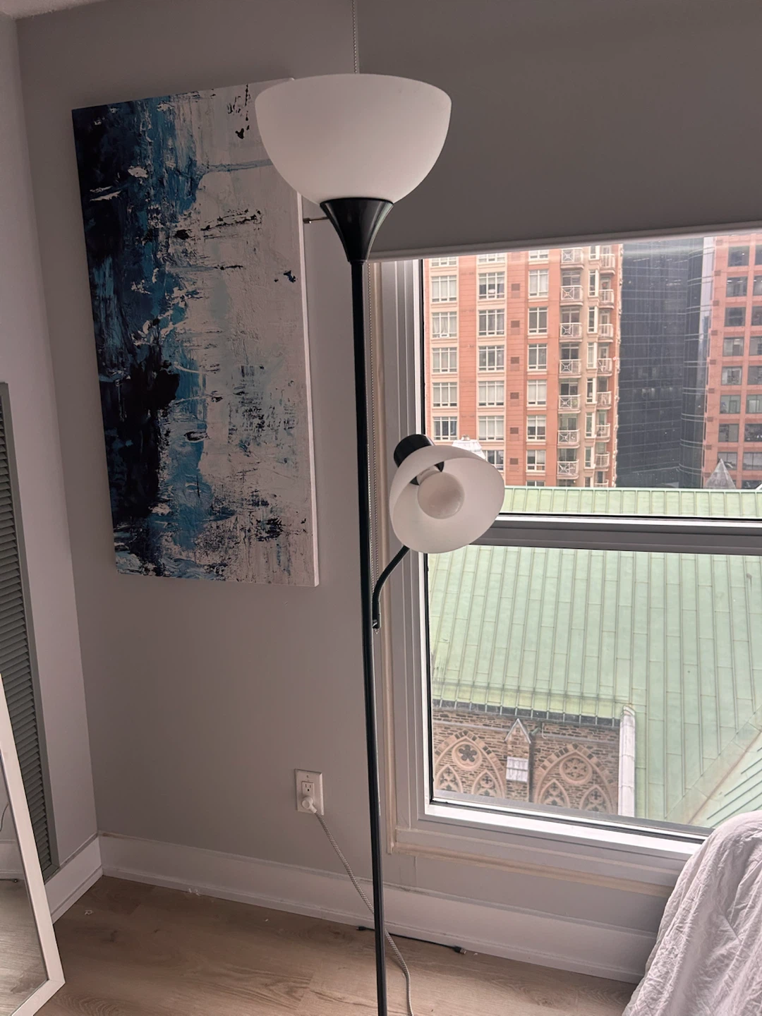 Floor Lamp with Two Lights