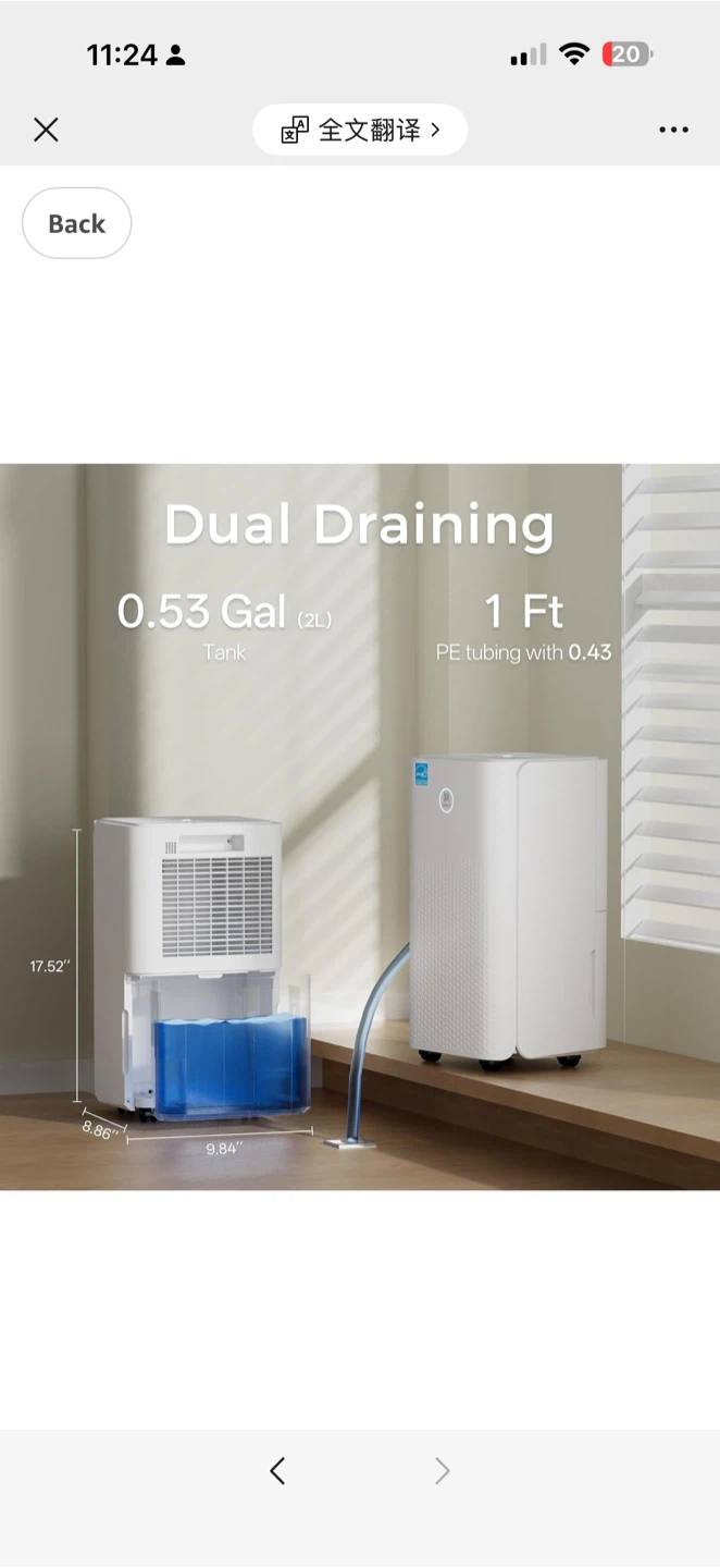 Portable Home Dehumidifier