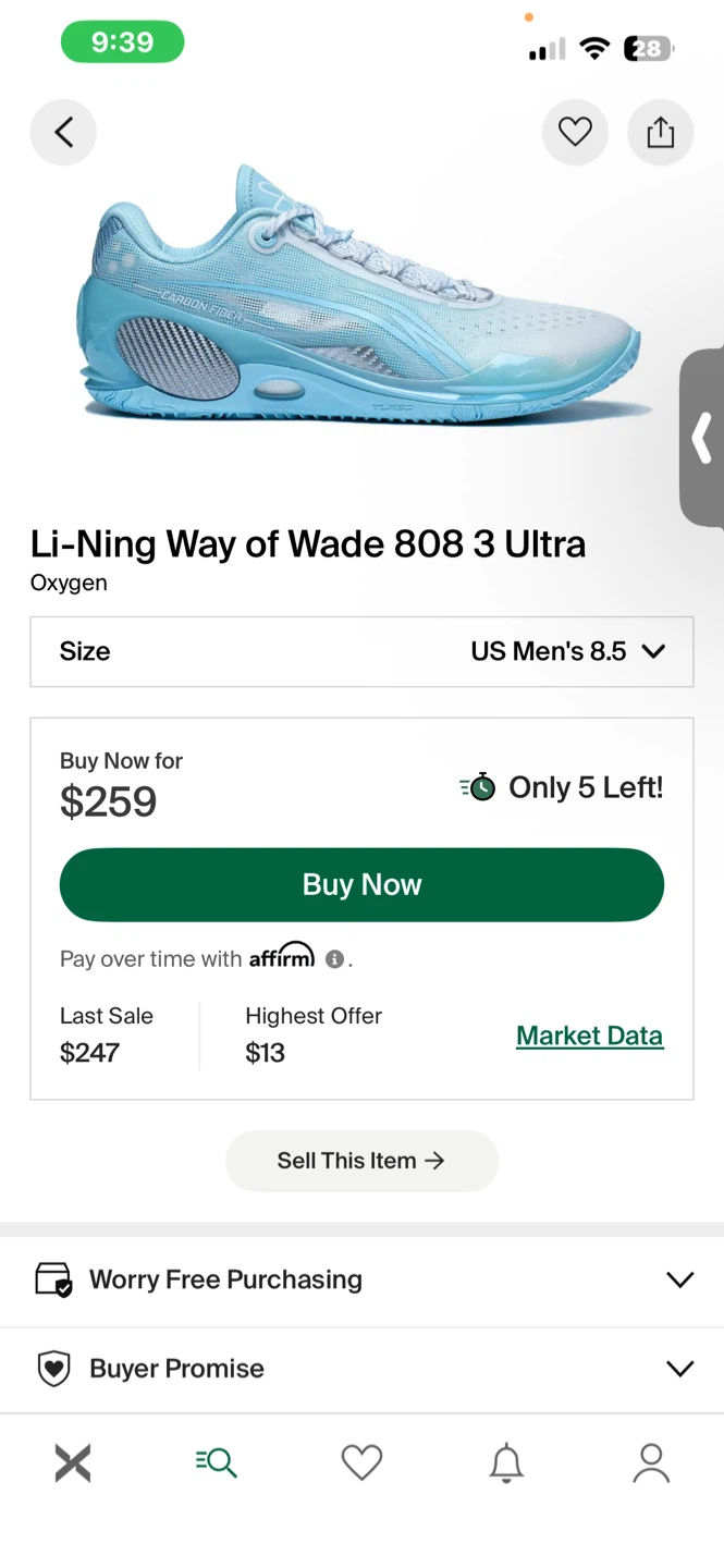 Li-Ning Way of Wade 808 3 Ultra Oxygen Basketball Shoes