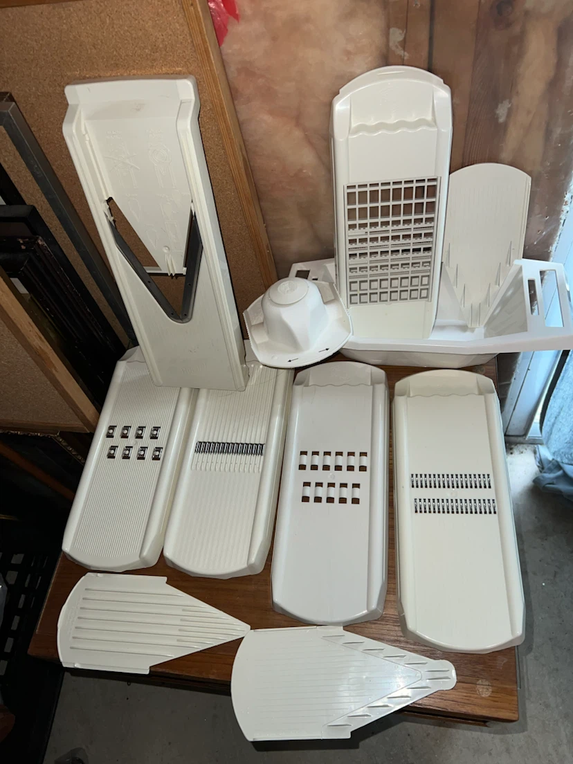 White Vegetable Slicer Mandoline Set - photo 4