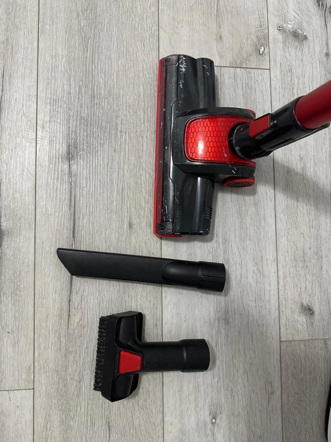 Black & Red Stick Vacuum Cleaner with Attachments