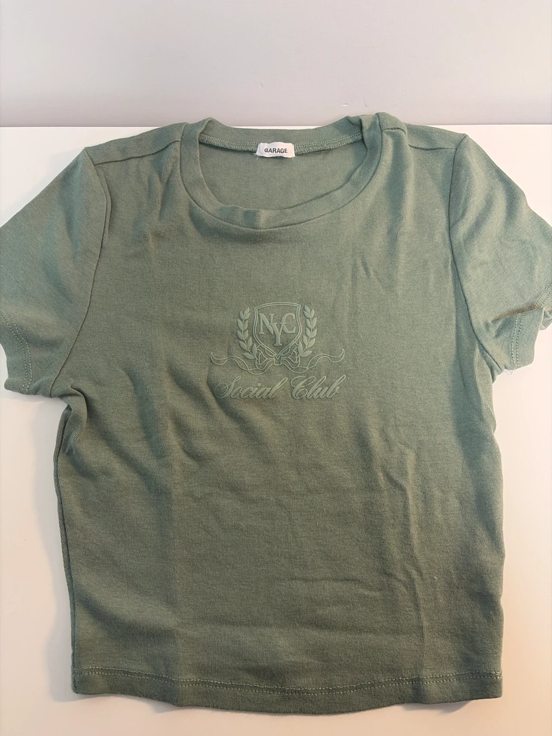 Garage Green "Social Club" Graphic T-Shirt