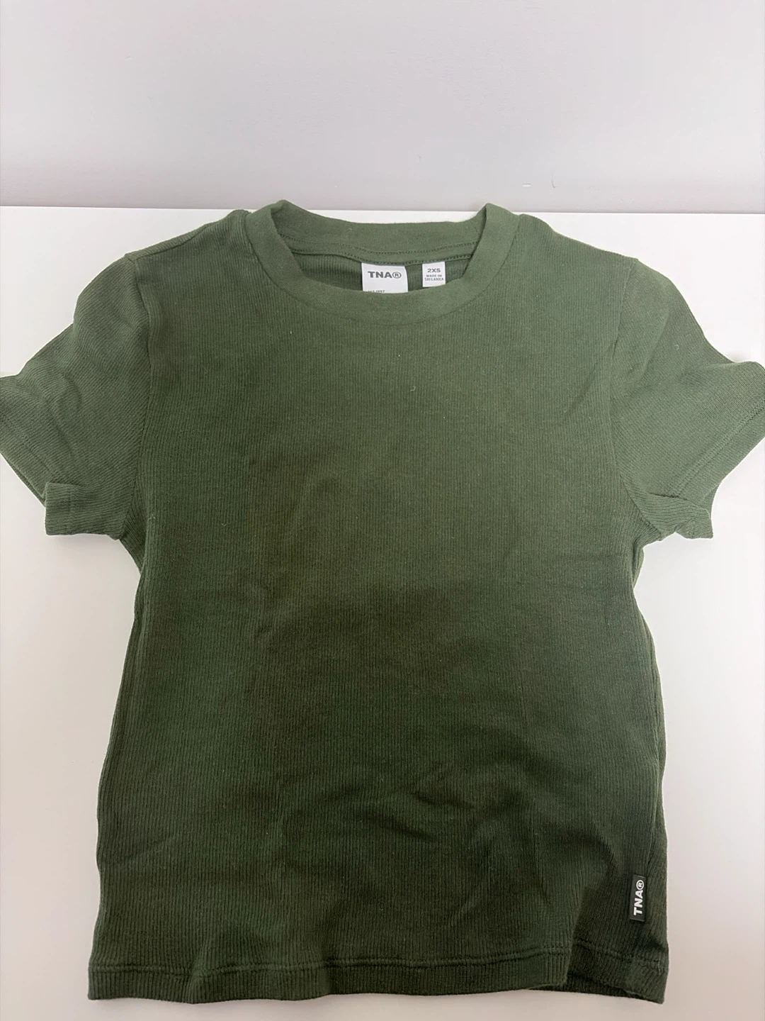 TNA ribbed short sleeve t-shirt