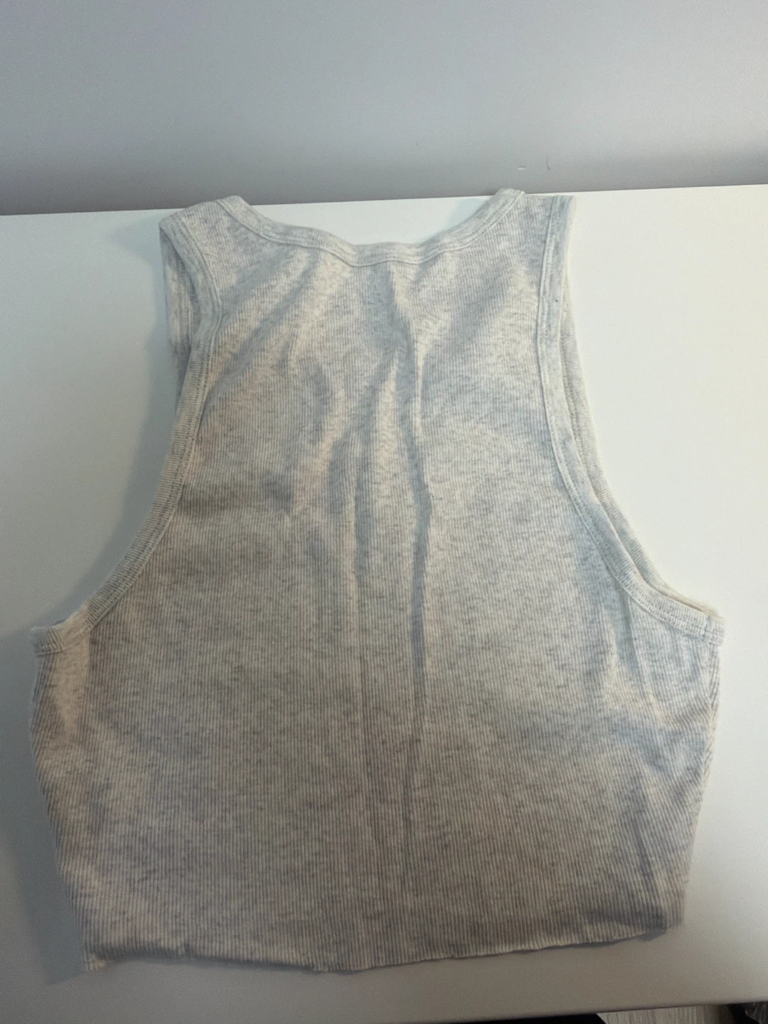 Grey cropped tank top size S - photo 2