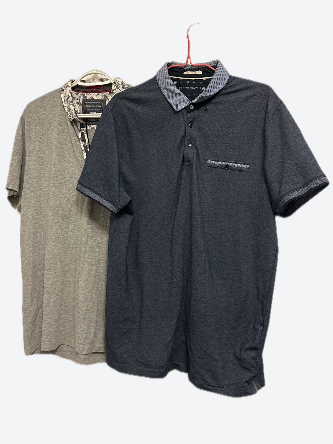 2 Men's Short Sleeve Polos