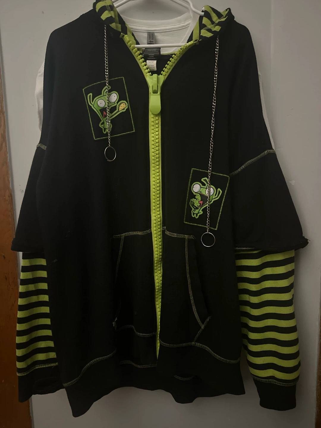 Invader zim GIR jacket with sleeves