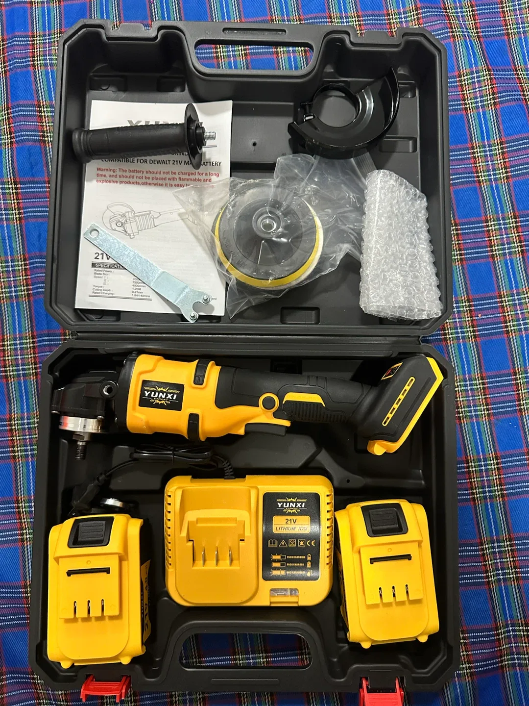 Cordless Angle Grinder Kit (BNIB)