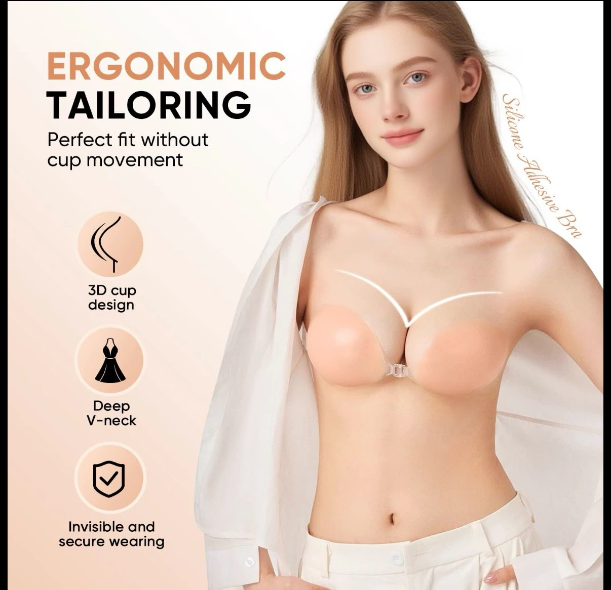 Silicon Strapless Bra - photo 3
