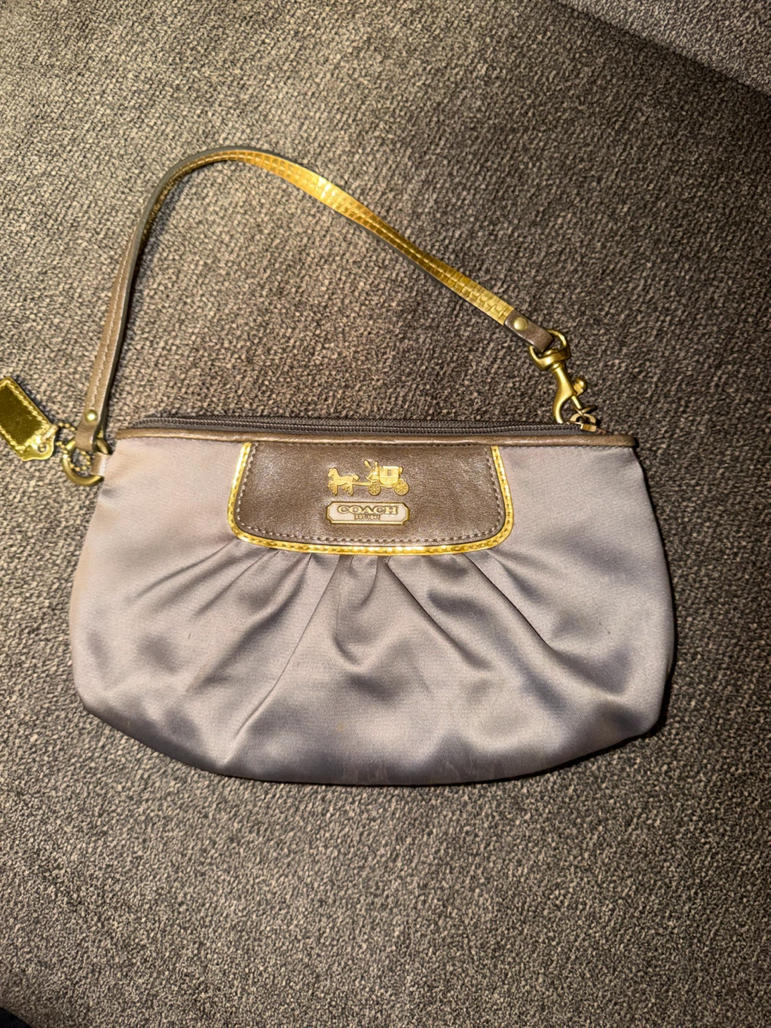Vintage Coach Wristlet Pouch