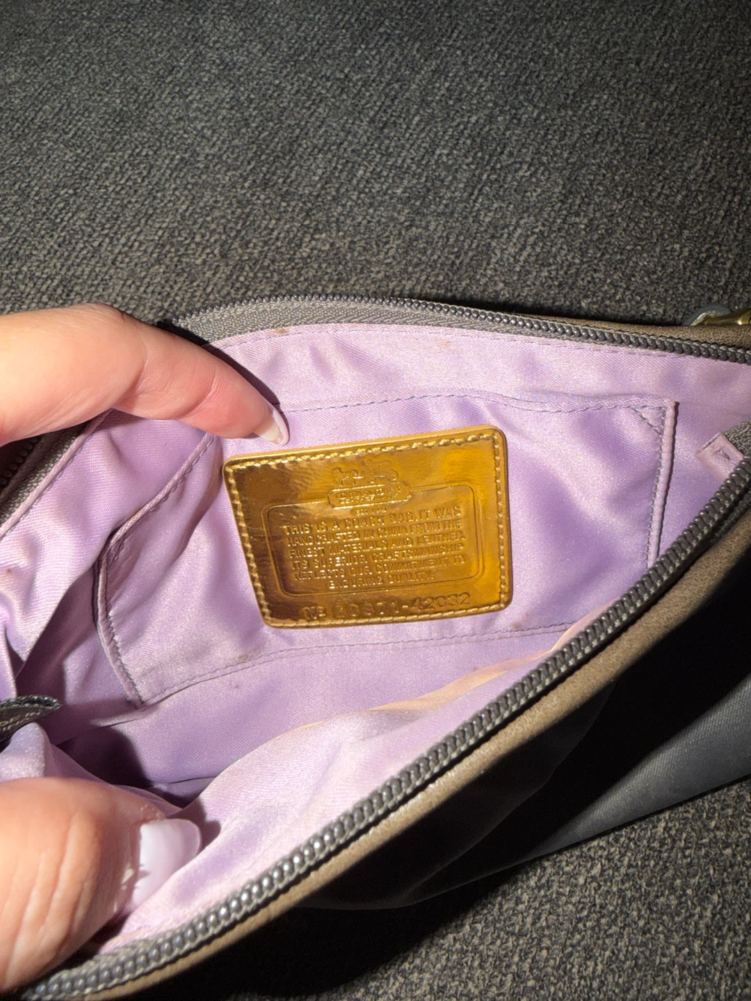Vintage Coach Wristlet Pouch - photo 2