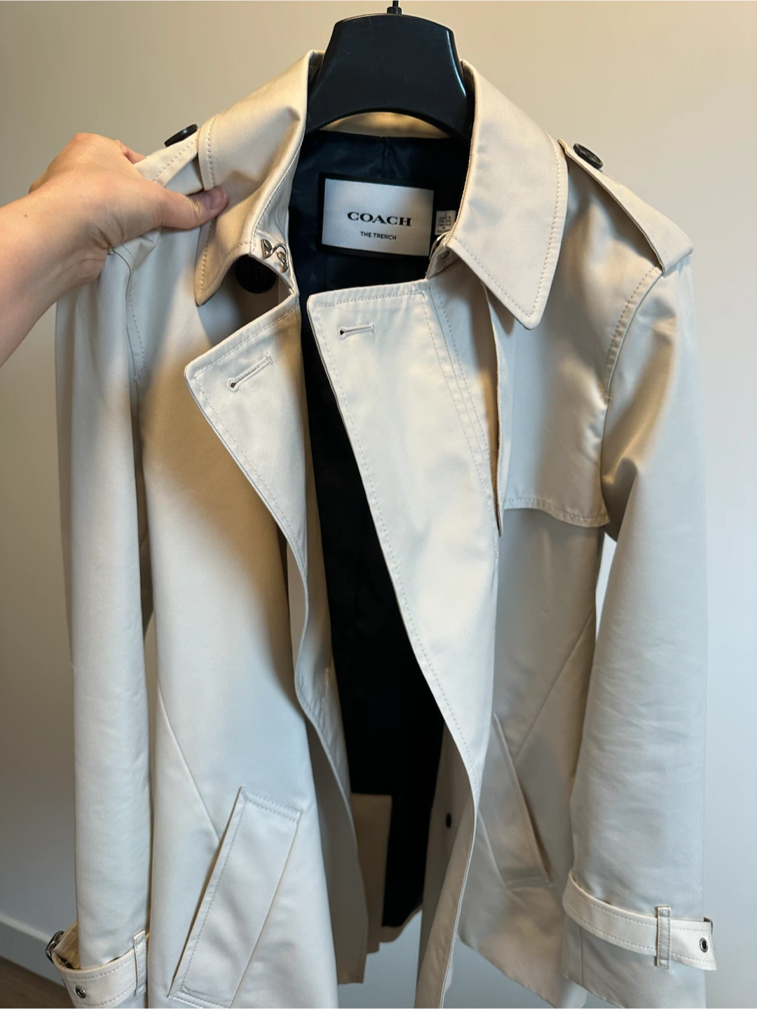 50% off NEW COACH The Trench Beige Trench Coat