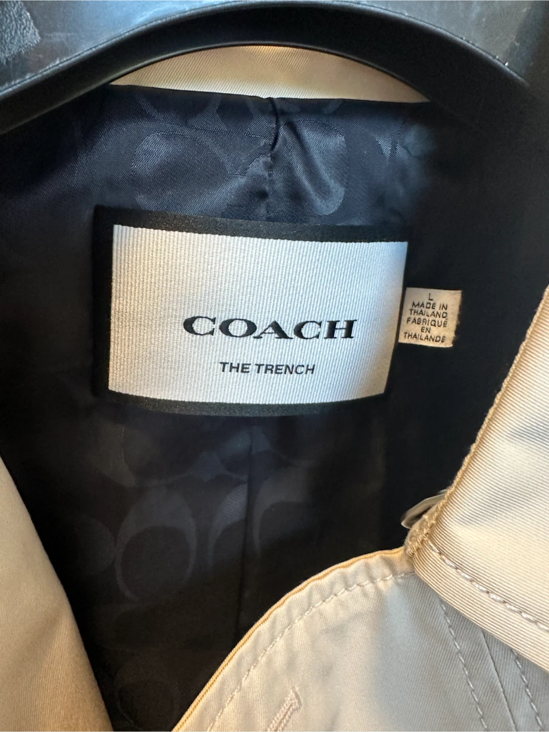 50% off NEW COACH The Trench Beige Trench Coat - photo 2