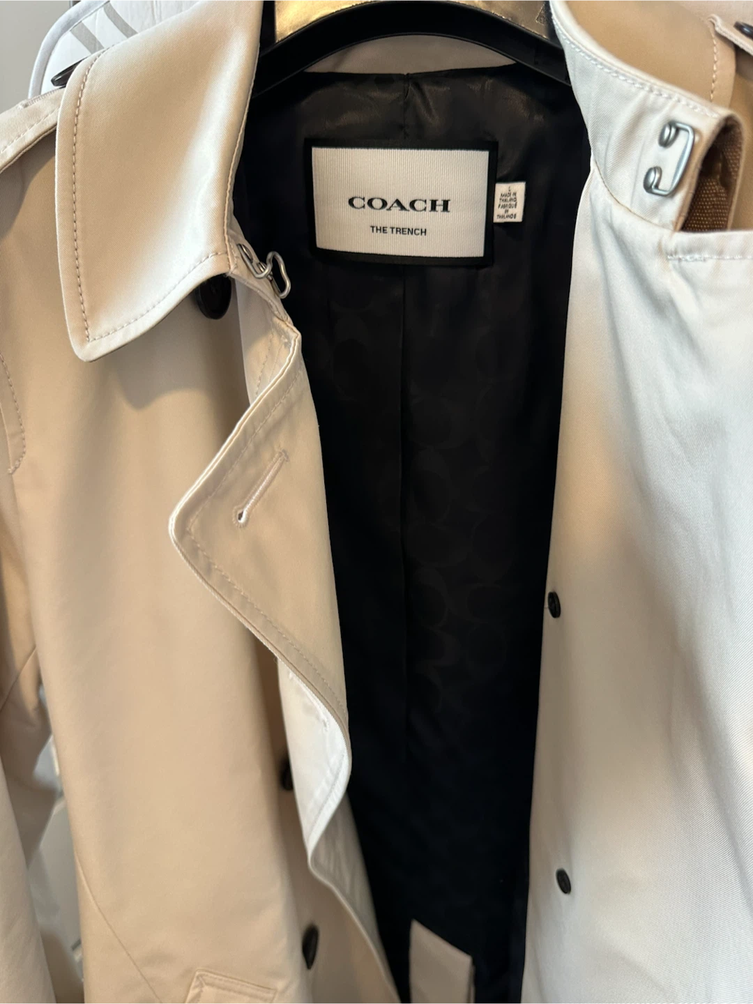 50% off NEW COACH The Trench Beige Trench Coat - photo 3