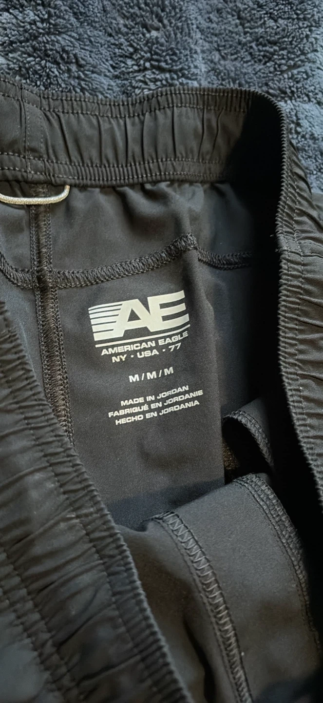 American Eagle AE Black Athletic Shorts M - photo 3