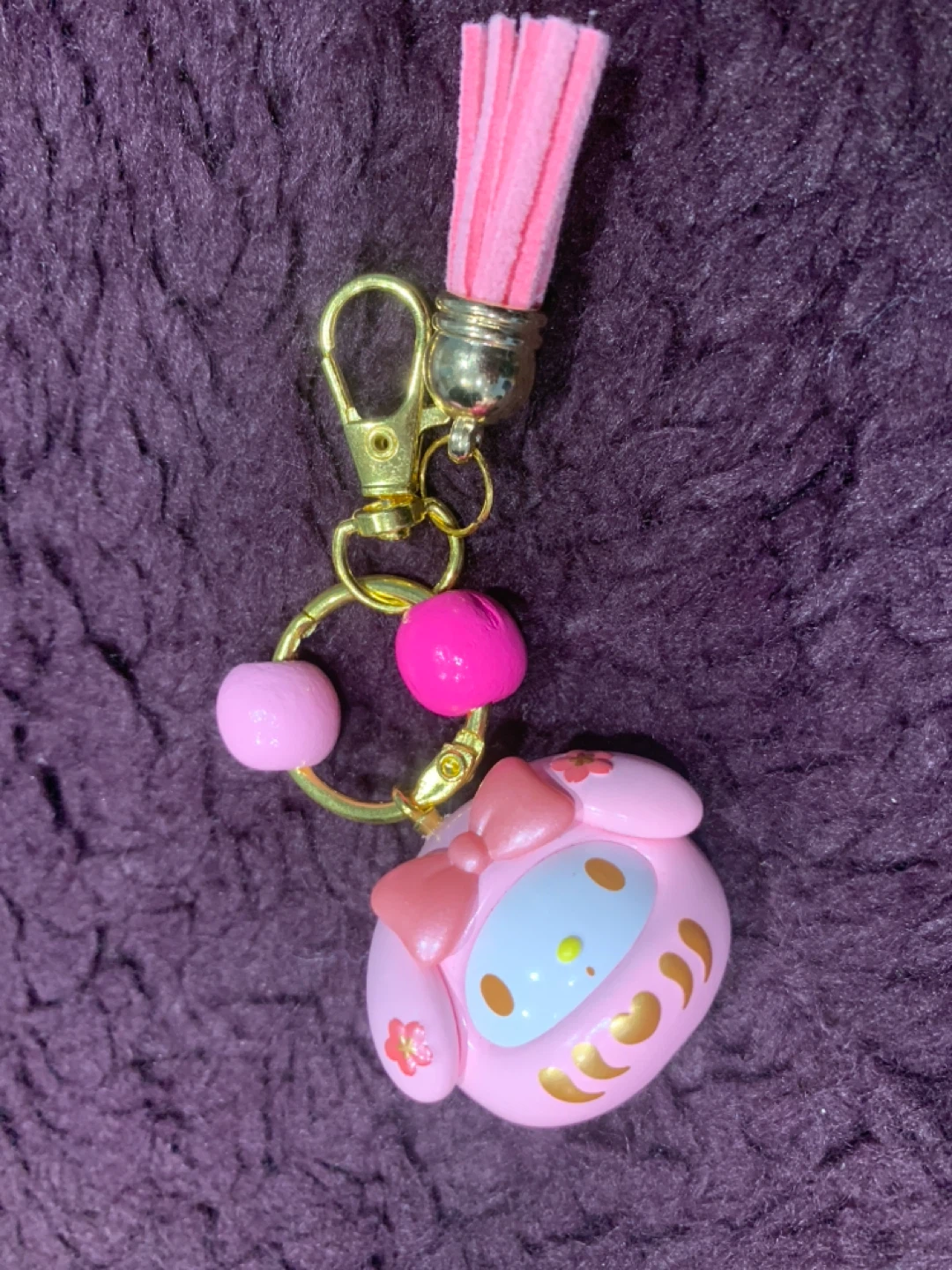 My Melody Tassel Keychain Charm