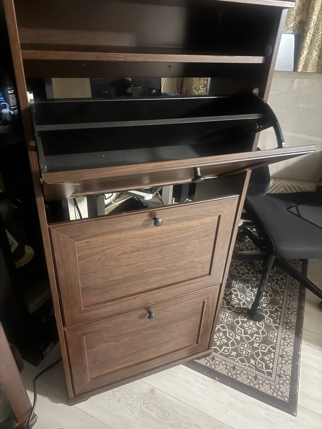 Wooden Shoe Storage Cabinet - photo 4