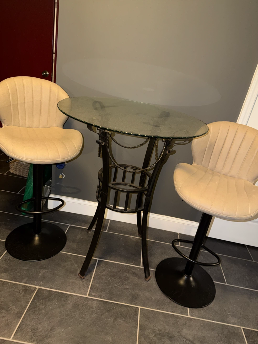 Set of 2 Bar Stools