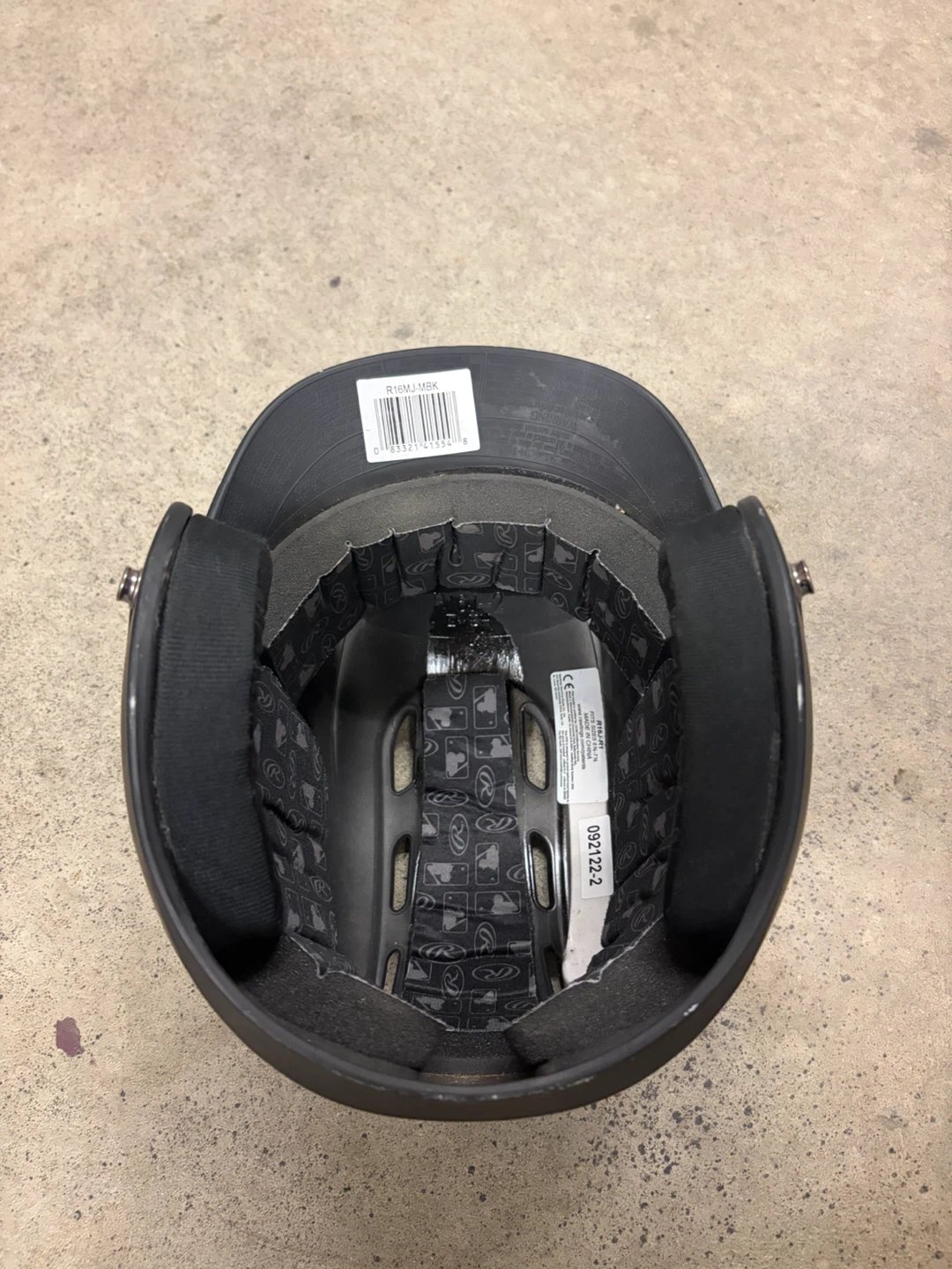 Rawlings Black Baseball Batting Helmet - photo 5
