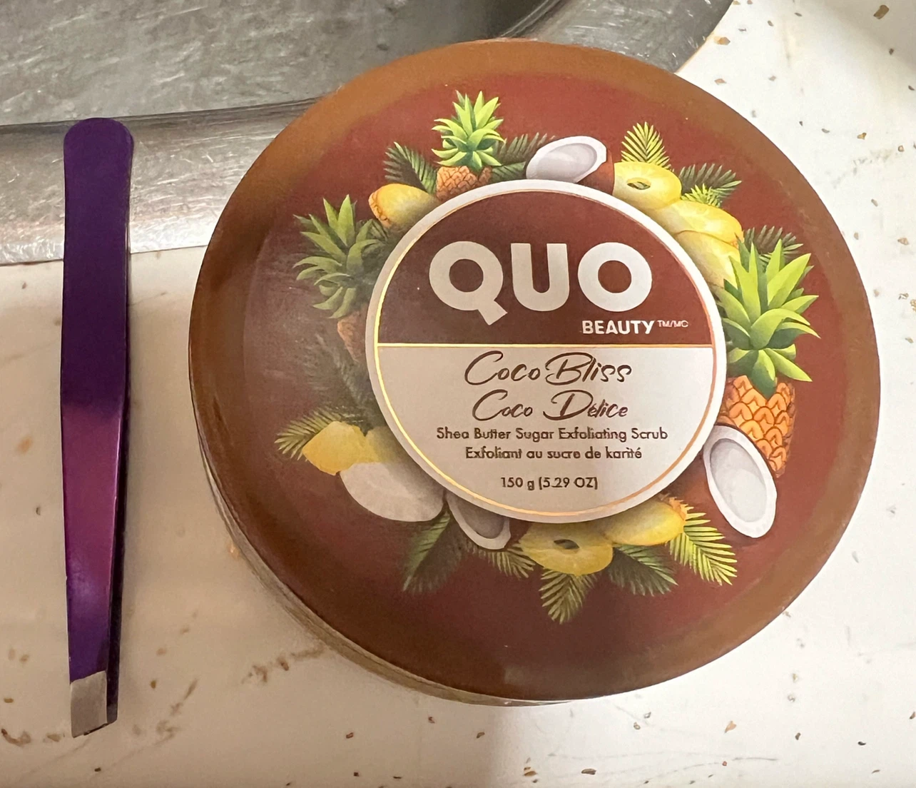 QUO Beauty Coco Bliss Shea Butter Sugar Exfoliating Scrub - photo 2