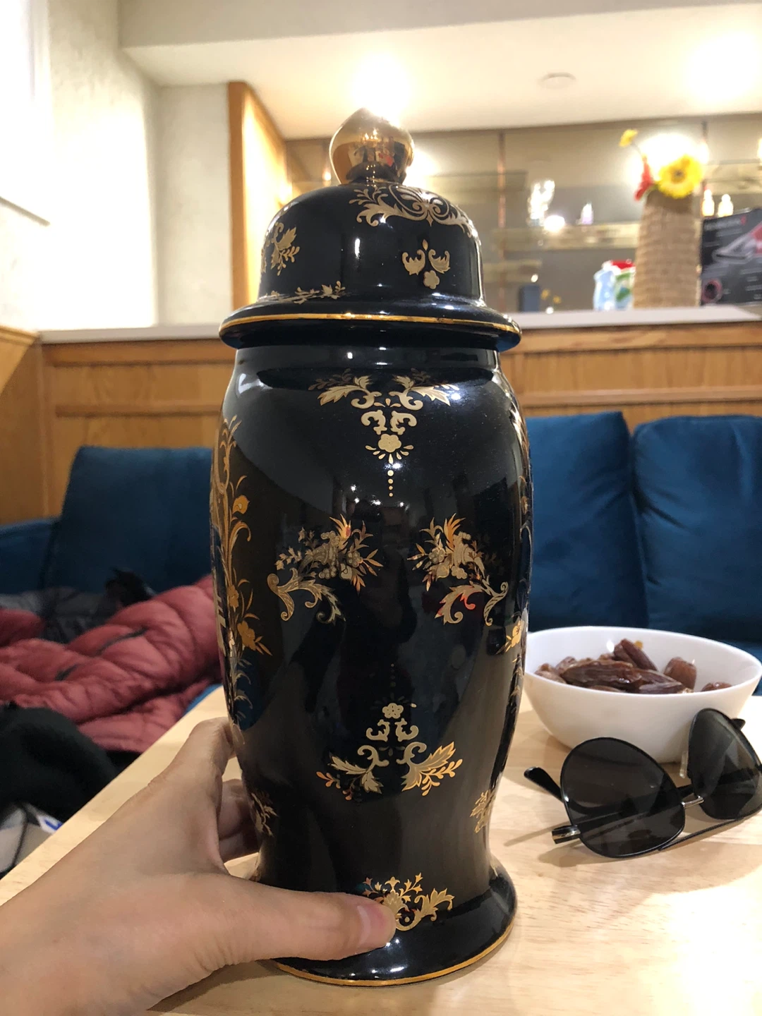 Vintage Decorative  vase with lid - photo 3