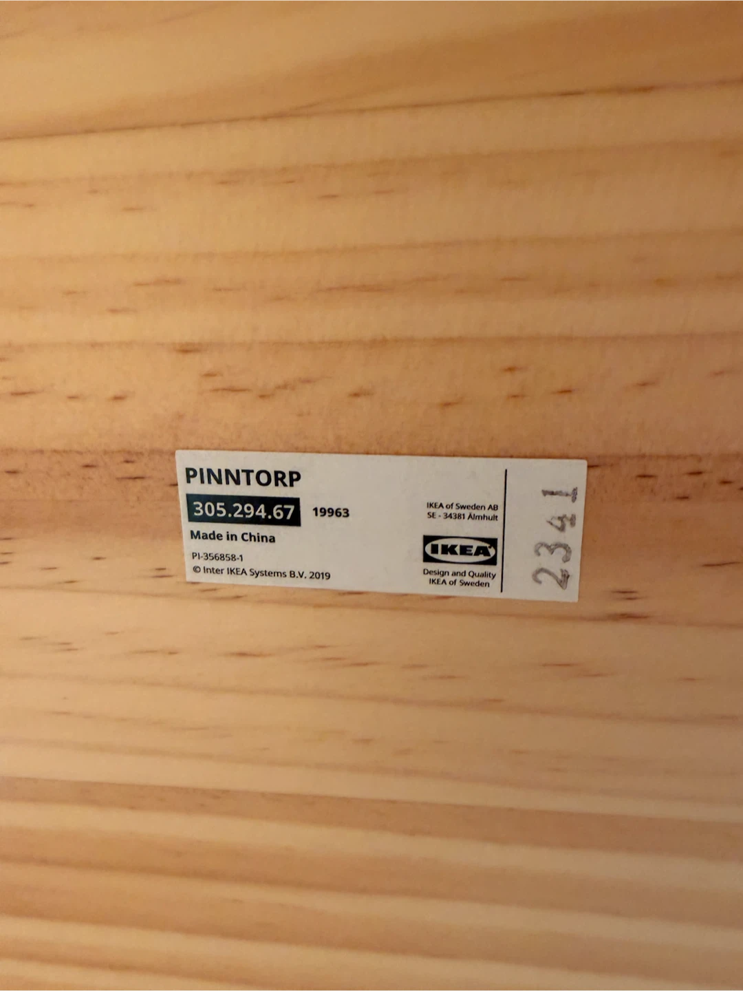 IKEA PINNTORP Dining Table (DISASSEMBLED) - photo 2