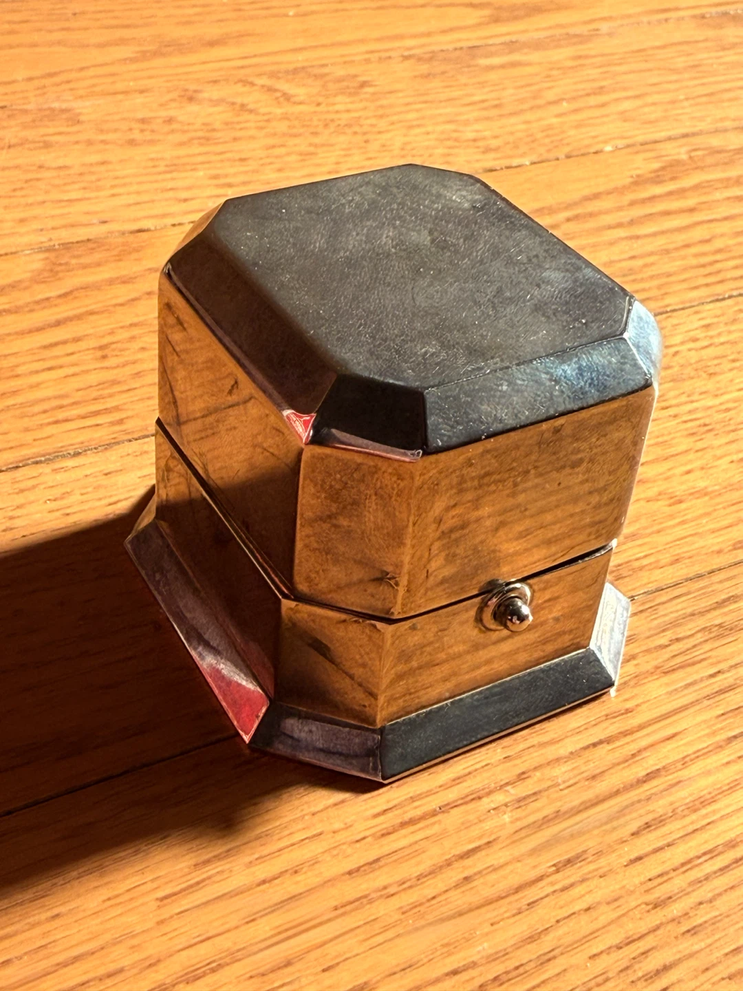 Vintage Silver Ring Box Kavar Jewellers (Looks like Birks) - photo 3