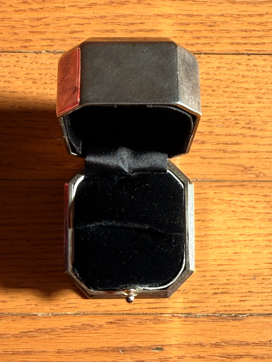 Vintage Silver Ring Box Kavar Jewellers (Looks like Birks) - photo 5